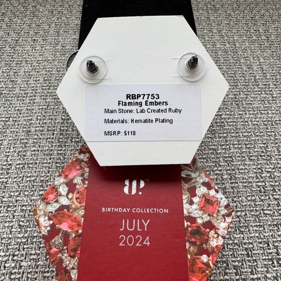 BP July 2024 - Flaming Embers Earrings - Picture 3 of 5